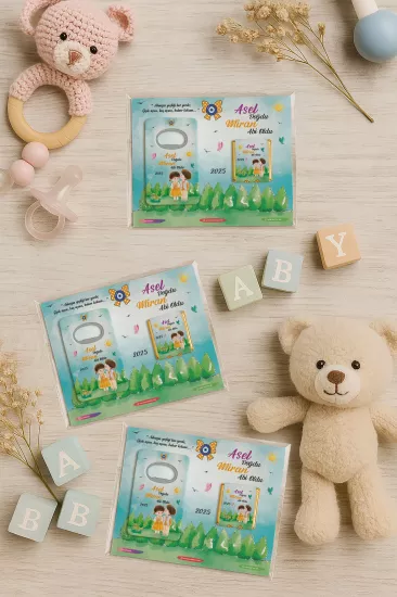 Çikolatalı Açacak Magnet – Bebek Hediyesi Magnet