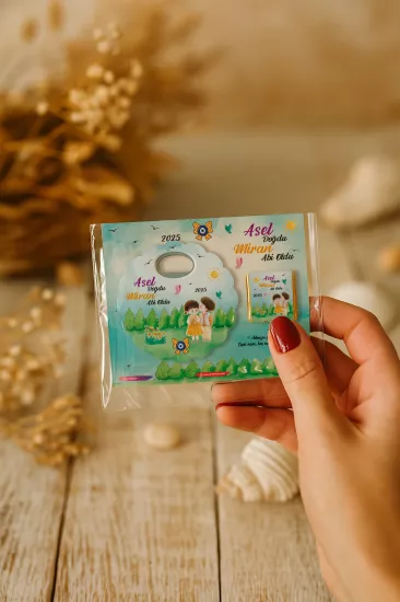 Çikolatalı Papatya Bardak Altlığı Açacak Magnet