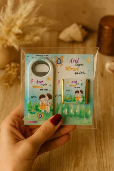 Çikolatalı Açacak Magnet | Bebek ve Özel Gün Hediyelikleri