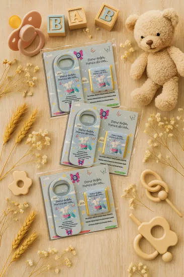 Çikolatalı Açacak Magnet | Bebek ve Özel Gün Hediyelikleri
