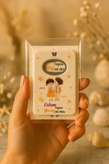 Kartlı Açacak Magnet | Bebek ve Baby Shower Hediyesi