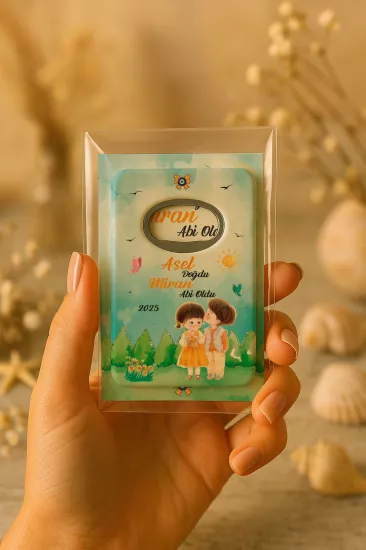 Kartlı Açacak Magnet | Bebek ve Baby Shower Hediyesi