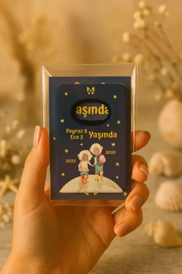 Kartlı Açacak Magnet | Bebek ve Baby Shower Hediyesi