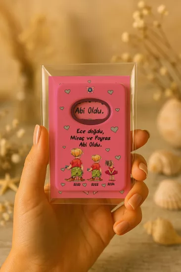 Kartlı Açacak Magnet | Bebek ve Baby Shower Hediyesi