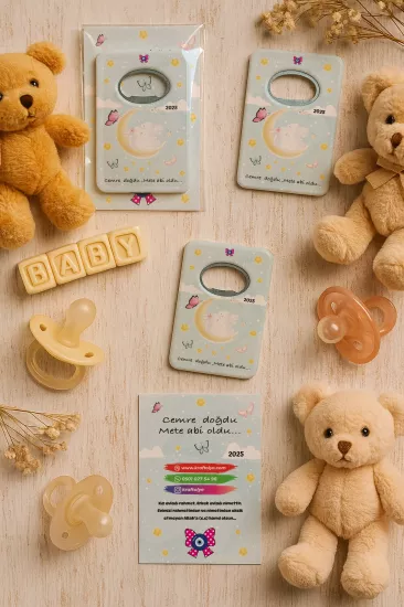 Kartlı Açacak Magnet | Bebek ve Baby Shower Hediyesi