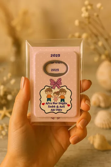 Kartlı Açacak Magnet | Bebek ve Baby Shower Hediyesi