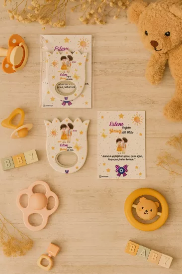 Bebek & Doğum Günü Kartlı Lale Açacak