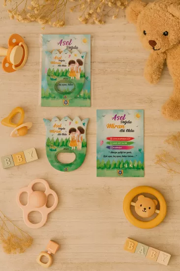 Bebek & Doğum Günü Kartlı Lale Açacak