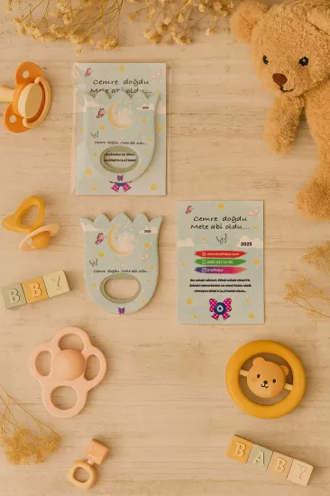 Bebek & Doğum Günü Kartlı Lale Açacak