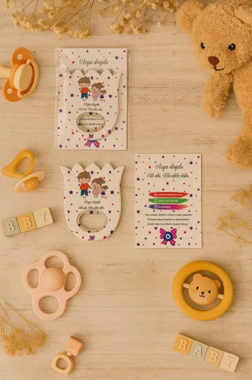 Bebek & Doğum Günü Kartlı Lale Açacak