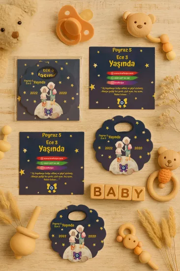 Kartlı Papatya Bardak Altlığı Açacak Magnet