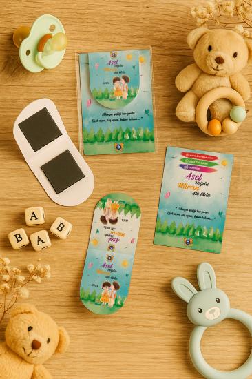 Kişiye Özel Bebek Hediyesi Mıknatıslı Kitap Ayracı