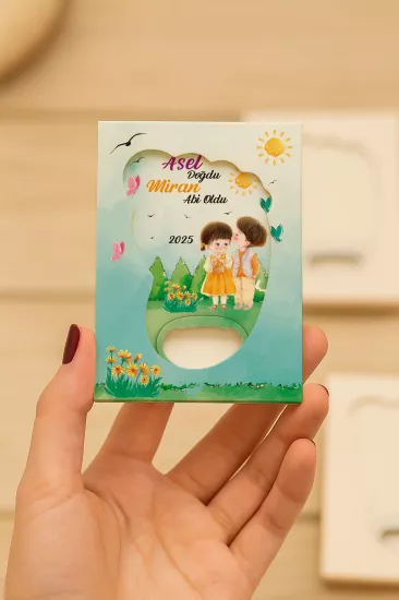Ayak İzi Açacak Magnet | Bebek Hediyelikleri