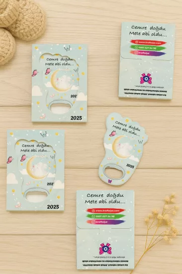 Ayak İzi Açacak Magnet | Bebek Hediyelikleri