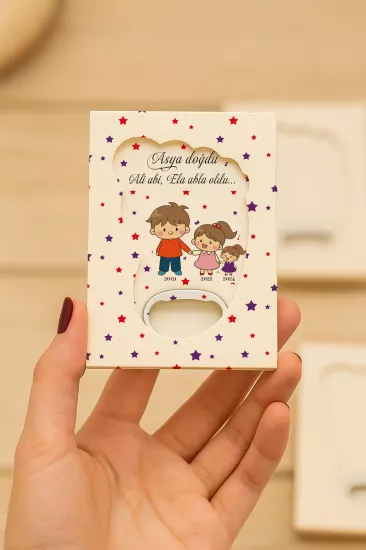 Ayak İzi Açacak Magnet | Bebek Hediyelikleri