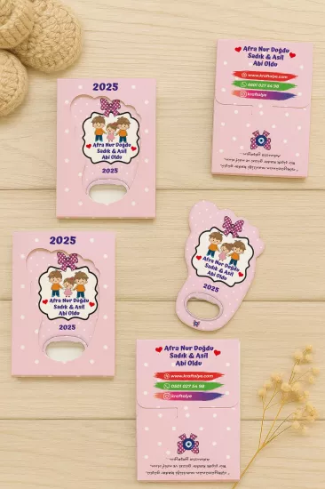 Ayak İzi Açacak Magnet | Bebek Hediyelikleri