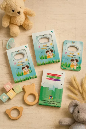 Yeni Doğan ve Baby Shower Açacak Magnet | Kutulu Hediyelik