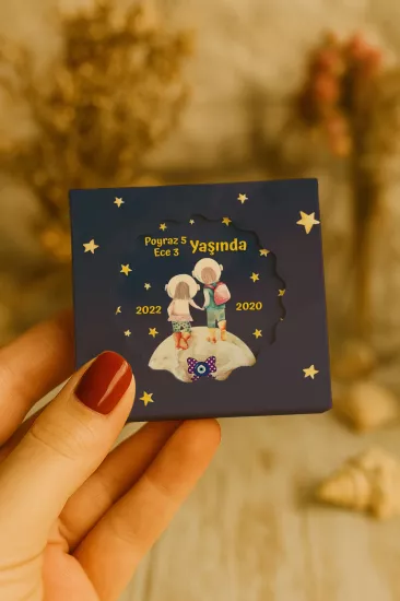 Kişiye Özel Kutulu Kapak Şekilli Açacak Magnet | Özel Gün Hediyelikleri