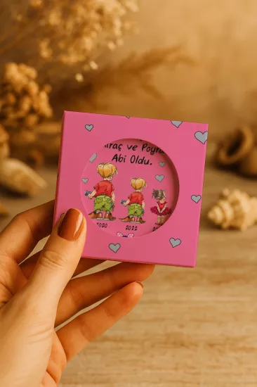 Kişiye Özel Kutulu Metal Açacak Magnet – Doğum Günü, Baby Shower ve Bebek Hediyelikleri