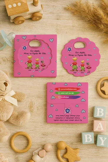Kutulu Papatya Bardak Altlığı Açacak Magnet