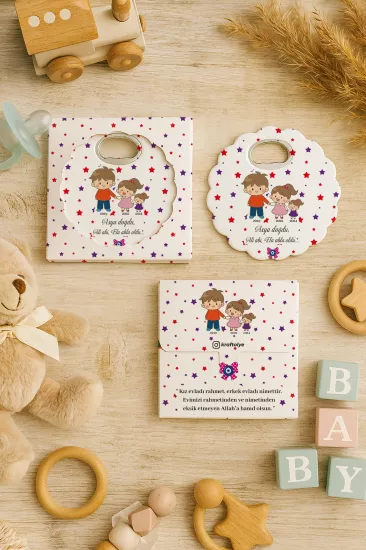 Kutulu Papatya Bardak Altlığı Açacak Magnet