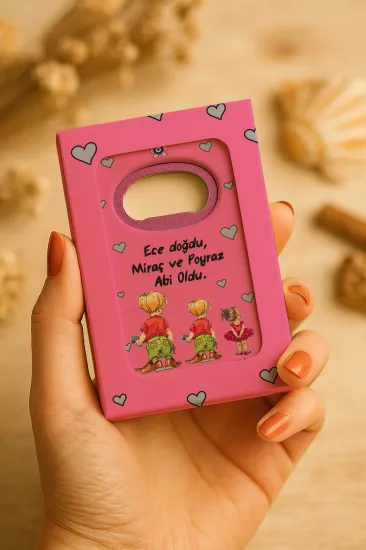 Mühürlü Açacak Magnet – Bebek Hediyesi
