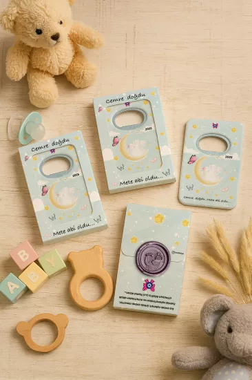 Mühürlü Açacak Magnet – Bebek Hediyesi