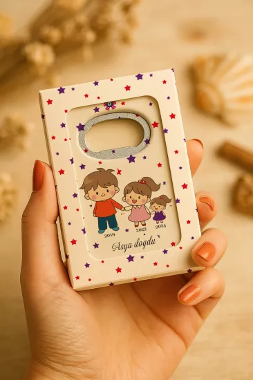 Mühürlü Açacak Magnet – Bebek Hediyesi
