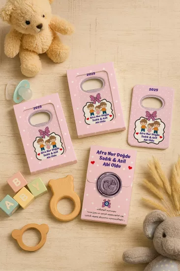 Mühürlü Açacak Magnet – Bebek Hediyesi