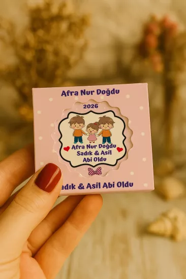Kişiye Özel Mühürlü Kutulu Kapak Şekilli Açacak Magnet | Özel Gün Hediyelikleri