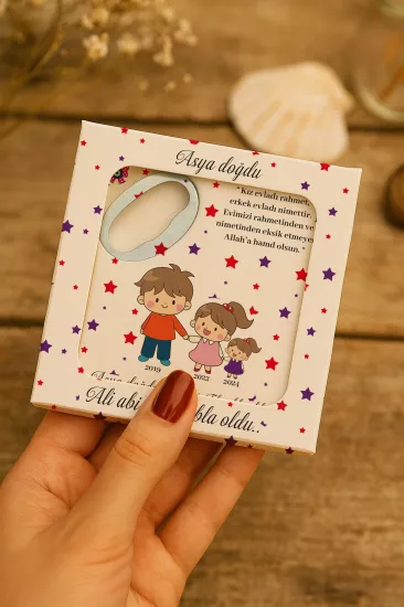 Mühürlü Kutulu Bardak Altlığı Açacak Magnet