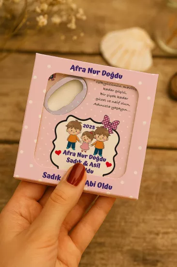Mühürlü Kutulu Bardak Altlığı Açacak Magnet