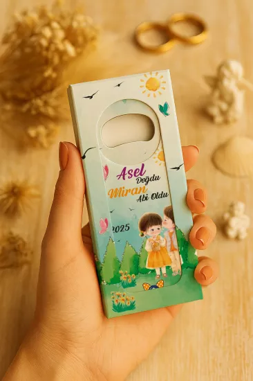Yeni Doğan, Baby Shower ve Doğum Günü Hediyesi Mühürlü Açacak Magnet