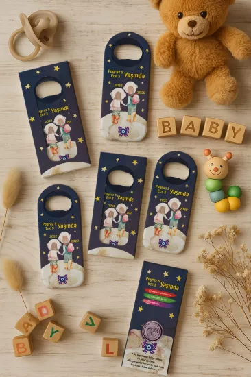 Yeni Doğan, Baby Shower ve Doğum Günü Hediyesi Mühürlü Açacak Magnet