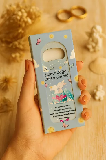 Yeni Doğan, Baby Shower ve Doğum Günü Hediyesi Mühürlü Açacak Magnet