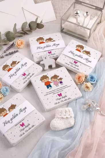 Bebek & Doğum Günü Taş Bardak Altlıkları