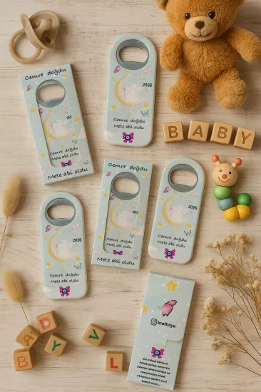 Bebek & Doğum Günü Kutulu Açacak Magnet