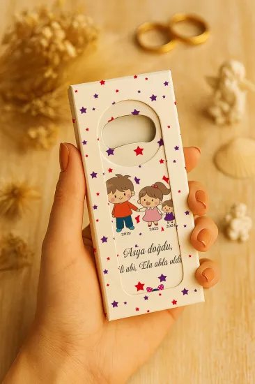 Mühürlü Kutulu Uzun Açacak Magnet