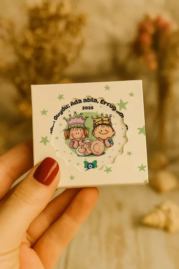 Kişiye Özel Kutulu Kapak Şekilli Açacak Magnet | Özel Gün Hediyelikleri