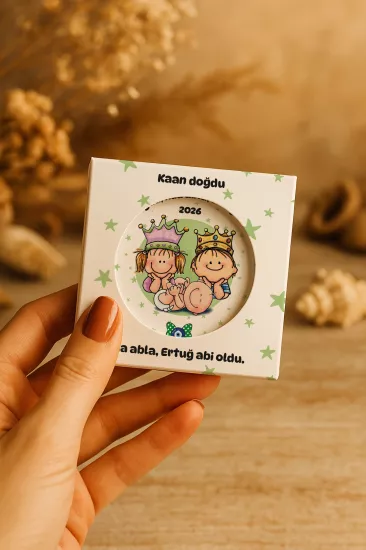 Kutulu Metal Açacak Magnet Hediyelik