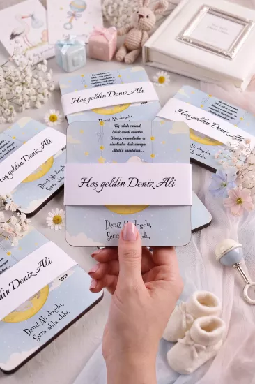 Bebek & Doğum Günü Ahşap Bardak Altlıkları