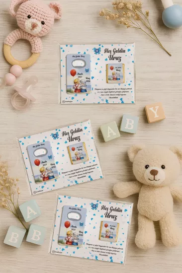 Çikolatalı Açacak Magnet – Bebek Hediyesi Magnet
