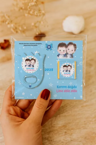 Çikolatalı Lale Açacak Magnet Hediyelik
