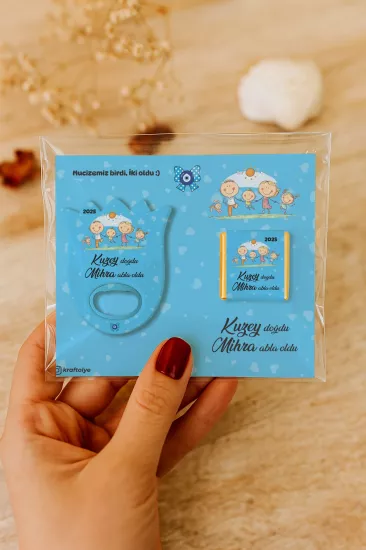 Çikolatalı Lale Açacak Magnet Hediyelik