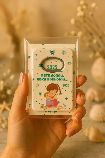 Kartlı Açacak Magnet | Bebek ve Baby Shower Hediyesi