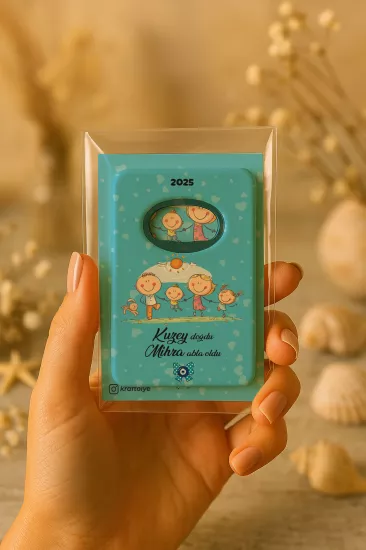 Kartlı Açacak Magnet | Bebek ve Baby Shower Hediyesi