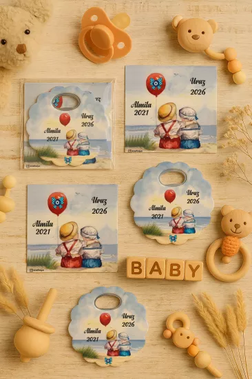 Kartlı Papatya Bardak Altlığı Açacak Magnet