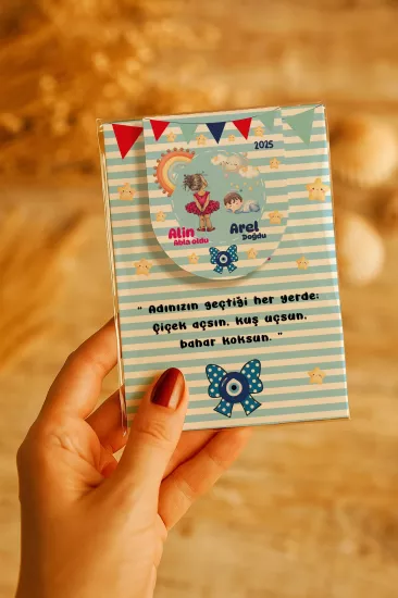 Kişiye Özel Mıknatıslı Kitap Ayracı Hediyelikleri