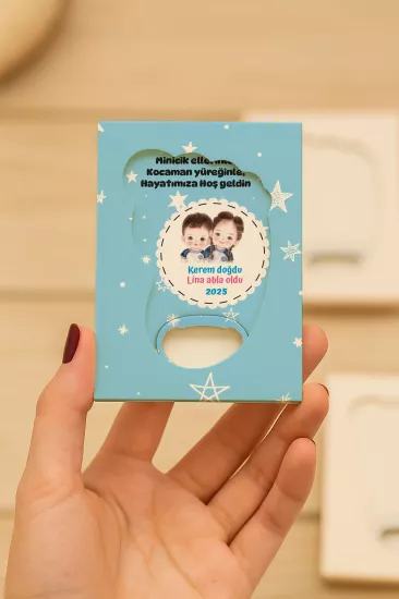 Ayak İzi Açacak Magnet | Bebek Hediyelikleri