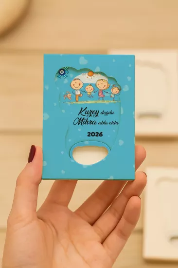 Ayak İzi Açacak Magnet | Bebek Hediyelikleri
